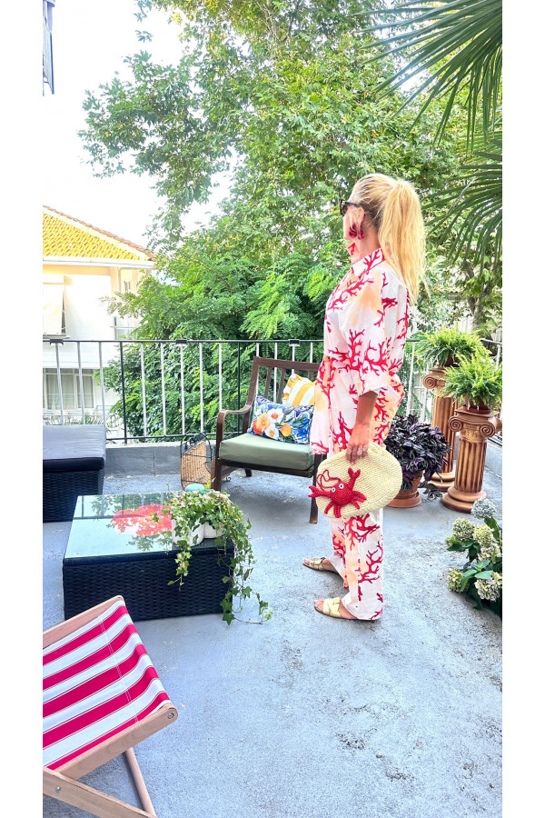 Chic Comfi Coral Marine  Gömlek&Pantolon