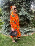 Carmen Dress Orange Extra Vaganza